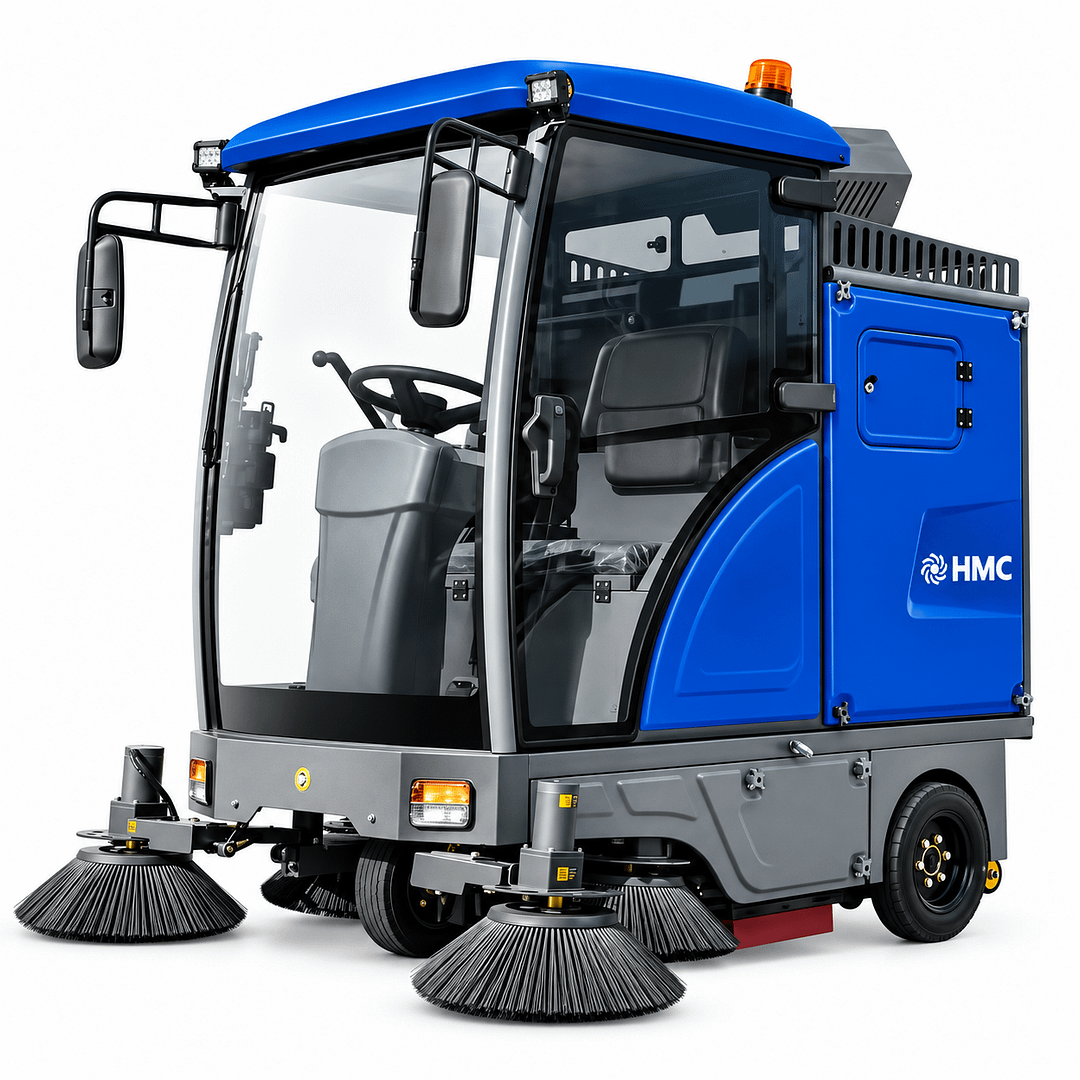 HMC S1974 Ride-On Sweeper
