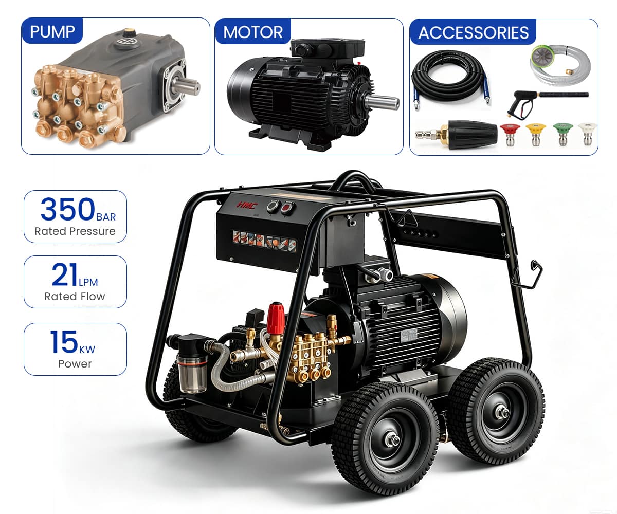 4060PSI 4.8GPM E1828TD-NB-W3 Pressure Washer