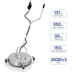 4500PSI 6.0GPM AF24SS-HCE3  24'' Stainless Steel Surface Cleaner