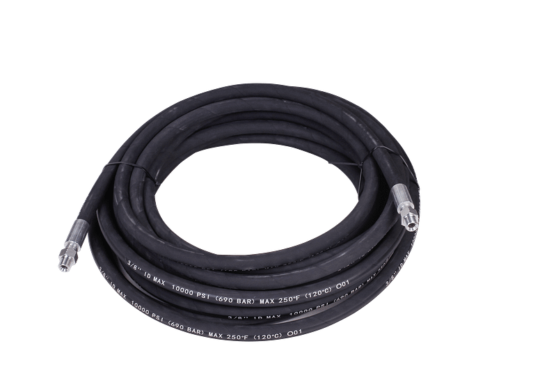 HMC AN2650G 3/8″ Double Steel Wire Braid Rubber Hose,Fabric Surface