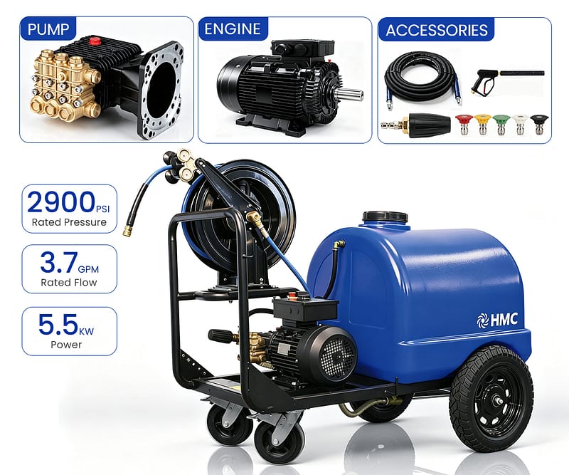 2900PSI 3.7GPM MR1420TD-TBT-W3 Pressure Washer