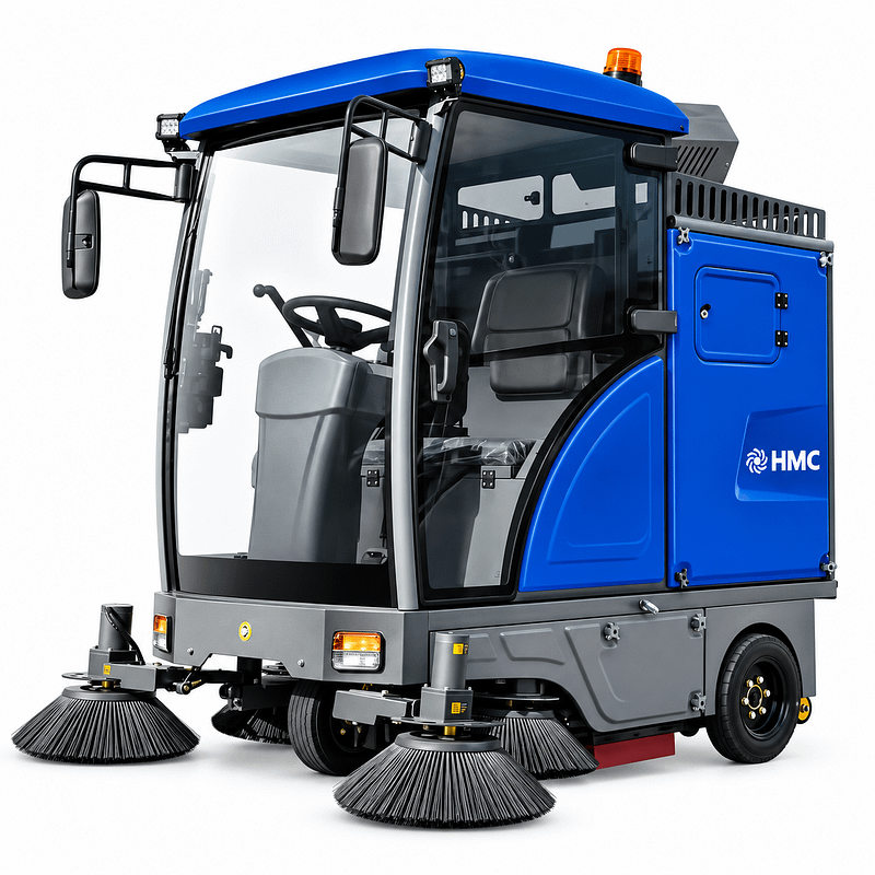 HMC S1974 Ride-On Sweeper