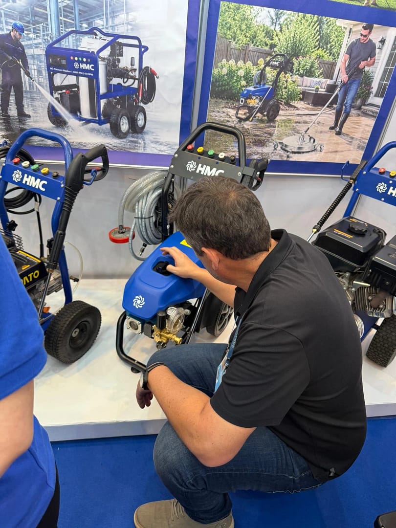 A closer look at pressure washer equipment.